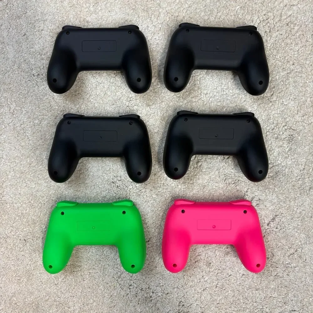 Set of 6 Nintendo Switch Joycon Controller Adapter Grips Black Green Pink